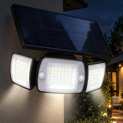 Solar Motion Sensor Security Flood Light