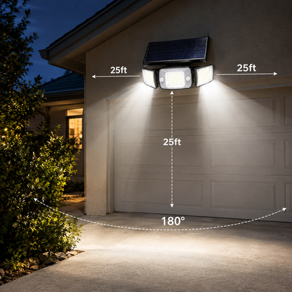 Solar Motion Sensor Security Flood Light