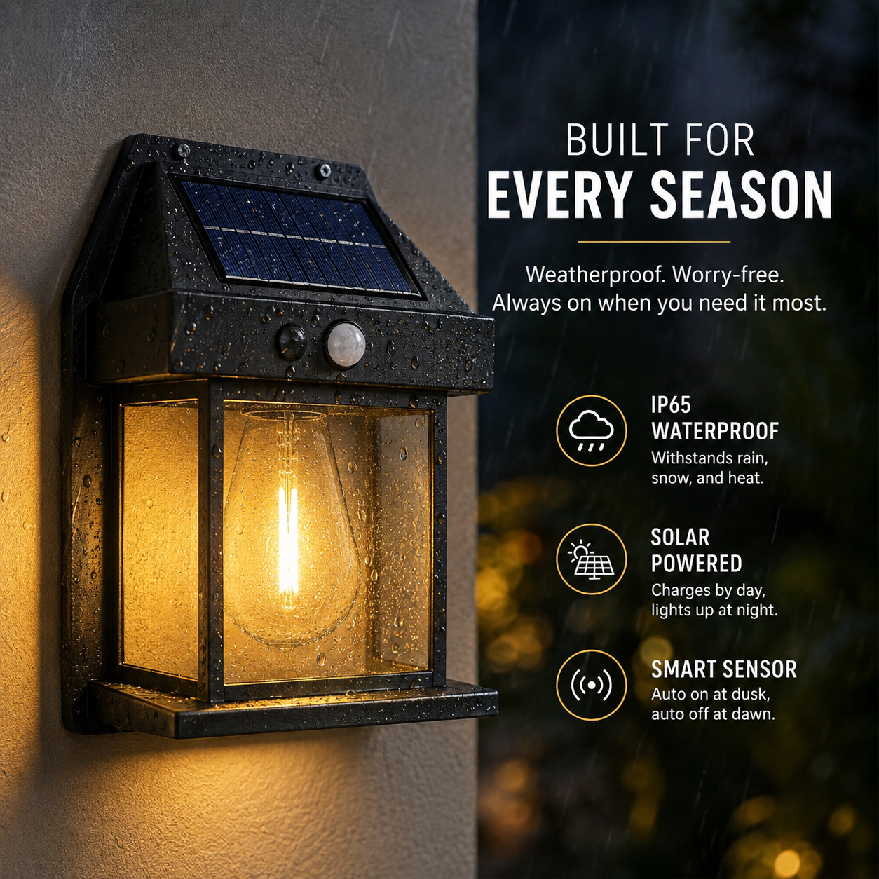Solar Wall Light
