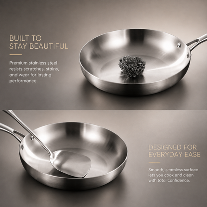 Stainless Steel Frying Pan