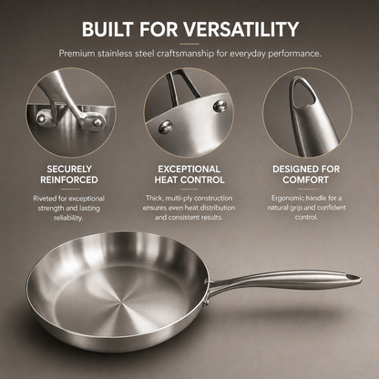 Stainless Steel Frying Pan