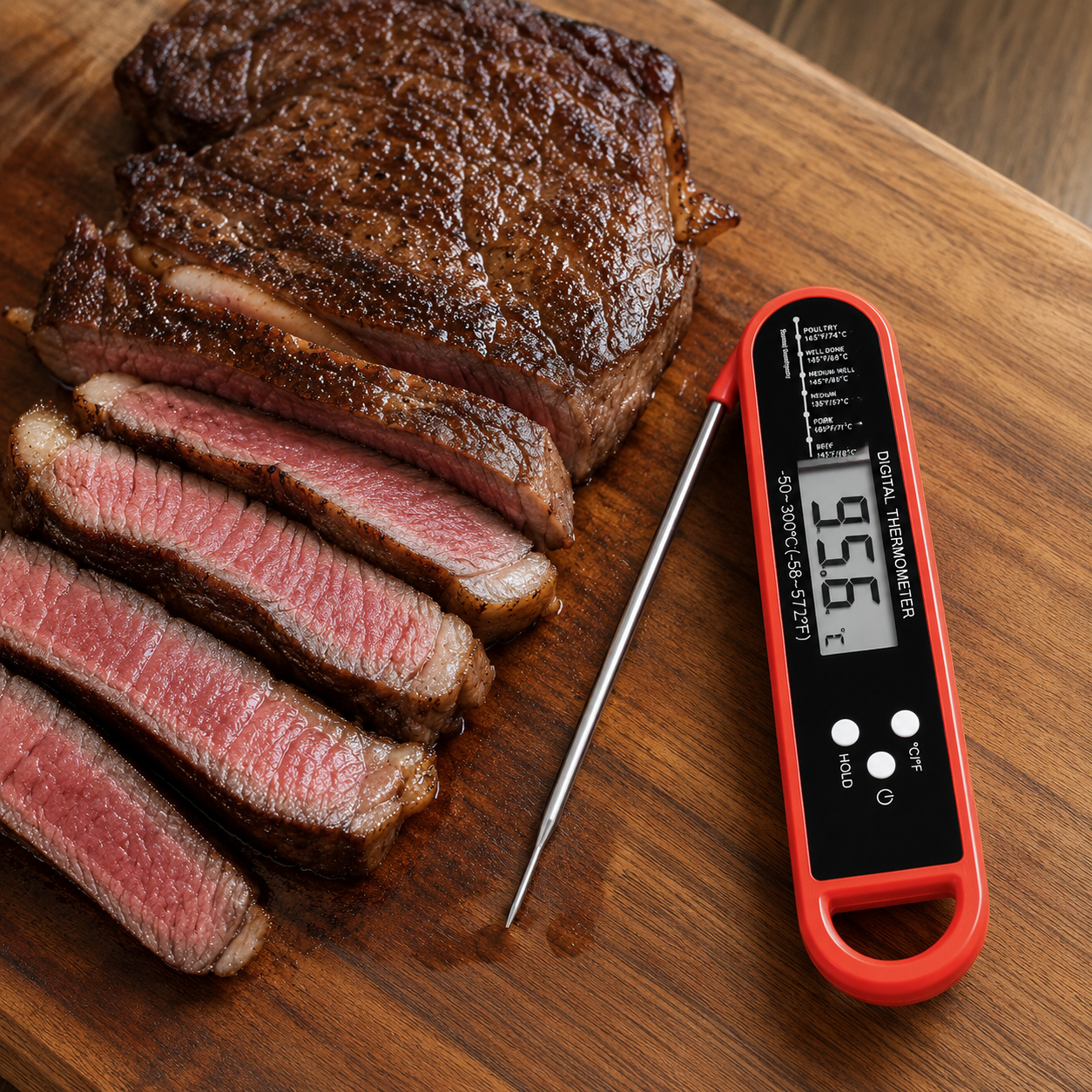 Instant Read Folding Kitchen Thermometer