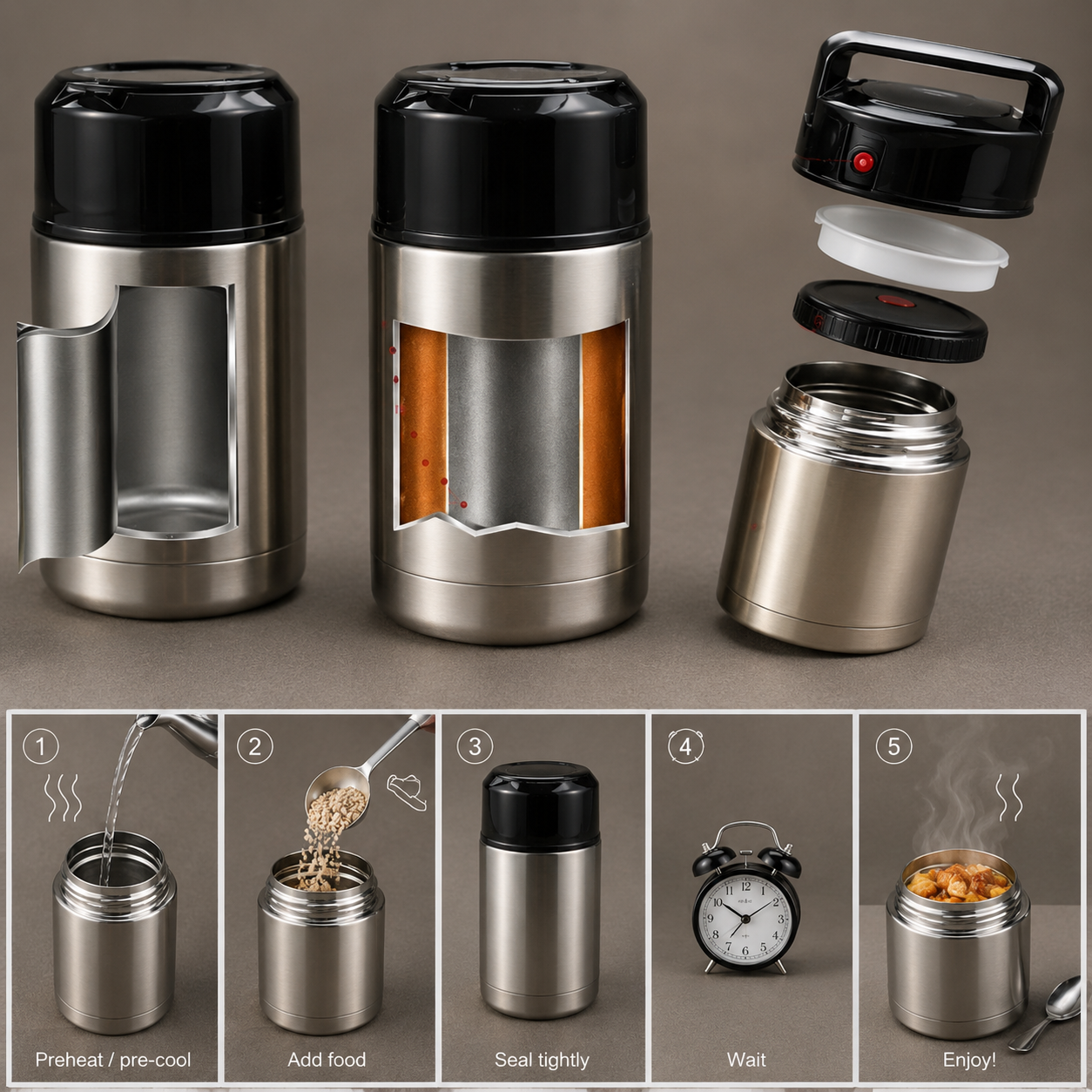 Thermos Lunch Box (1000ml)