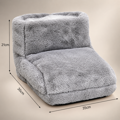 USB Plush Foot Warmer Slippers