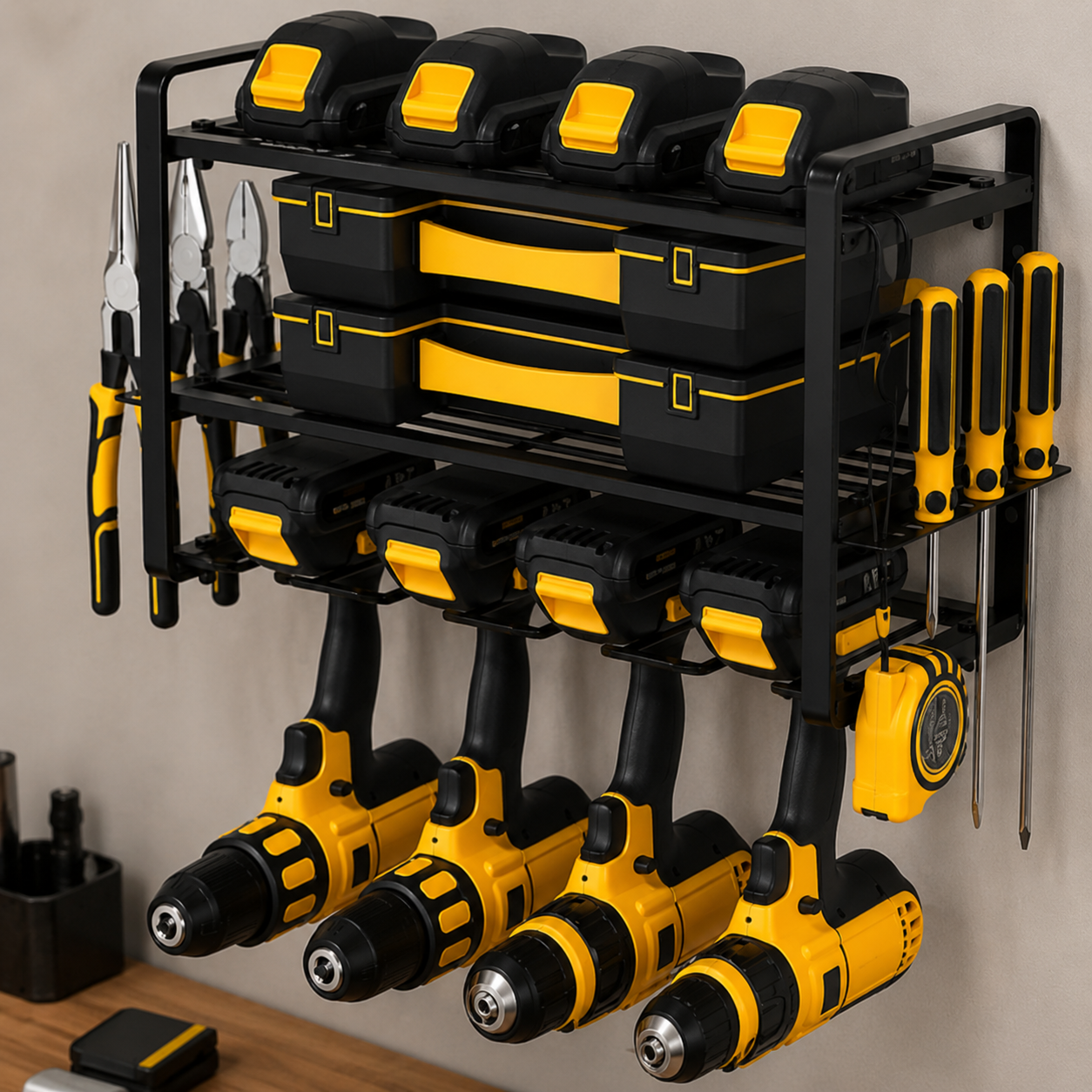 Power Tool Wall Organizer