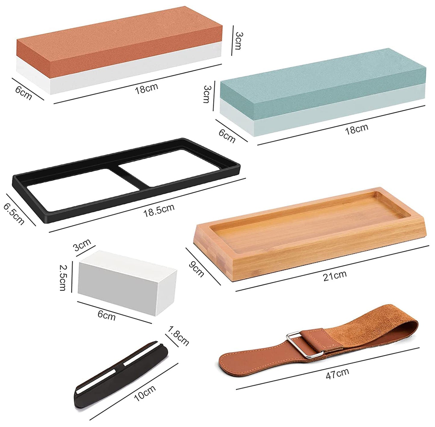 4 Grit Whetstone Sharpening Set